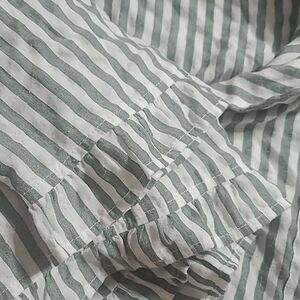 EUC 5X IVY CITY COTTON STRIPE SHORT PJS, SHORT SET